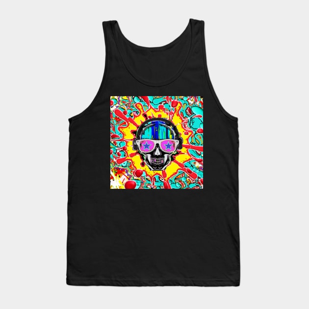 Rainbow Gothic sticker 777 Tank Top by LowEndGraphics